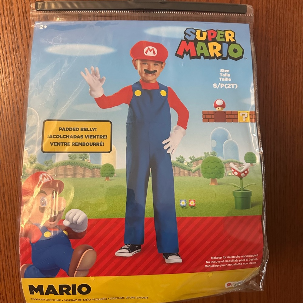 Mario Costume - 2T
